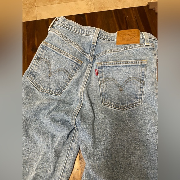 Levi’s Ribcage Full Length Women's Jeans, Samba Tango Light, Size 26 - Picture 4 of 6